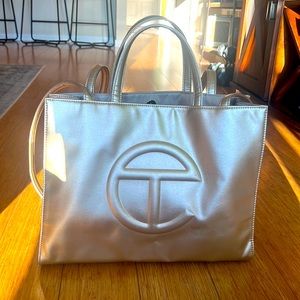 Medium TELFAR bag - gold